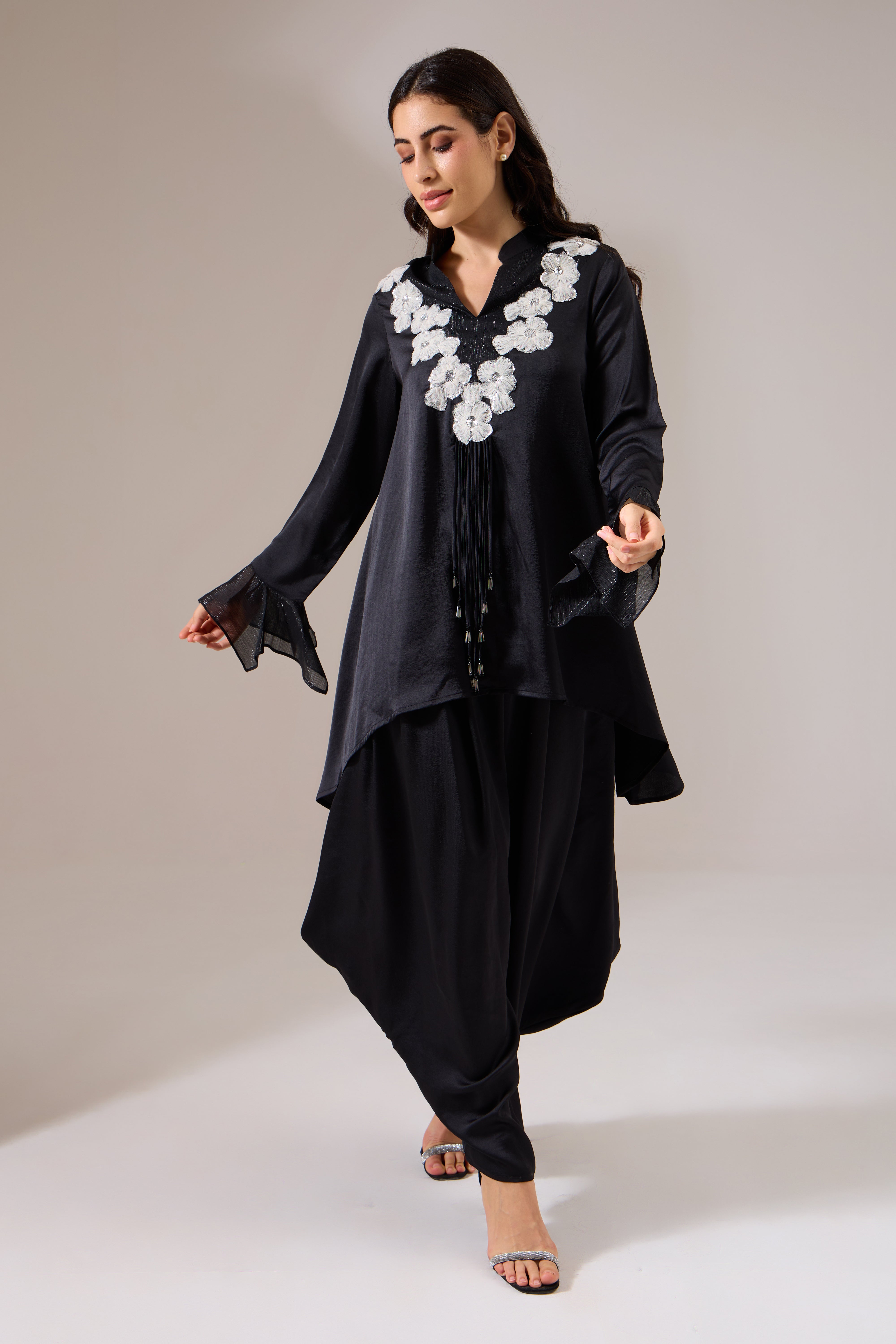 LOLITA Formal  Black Indo-western Tunic Set