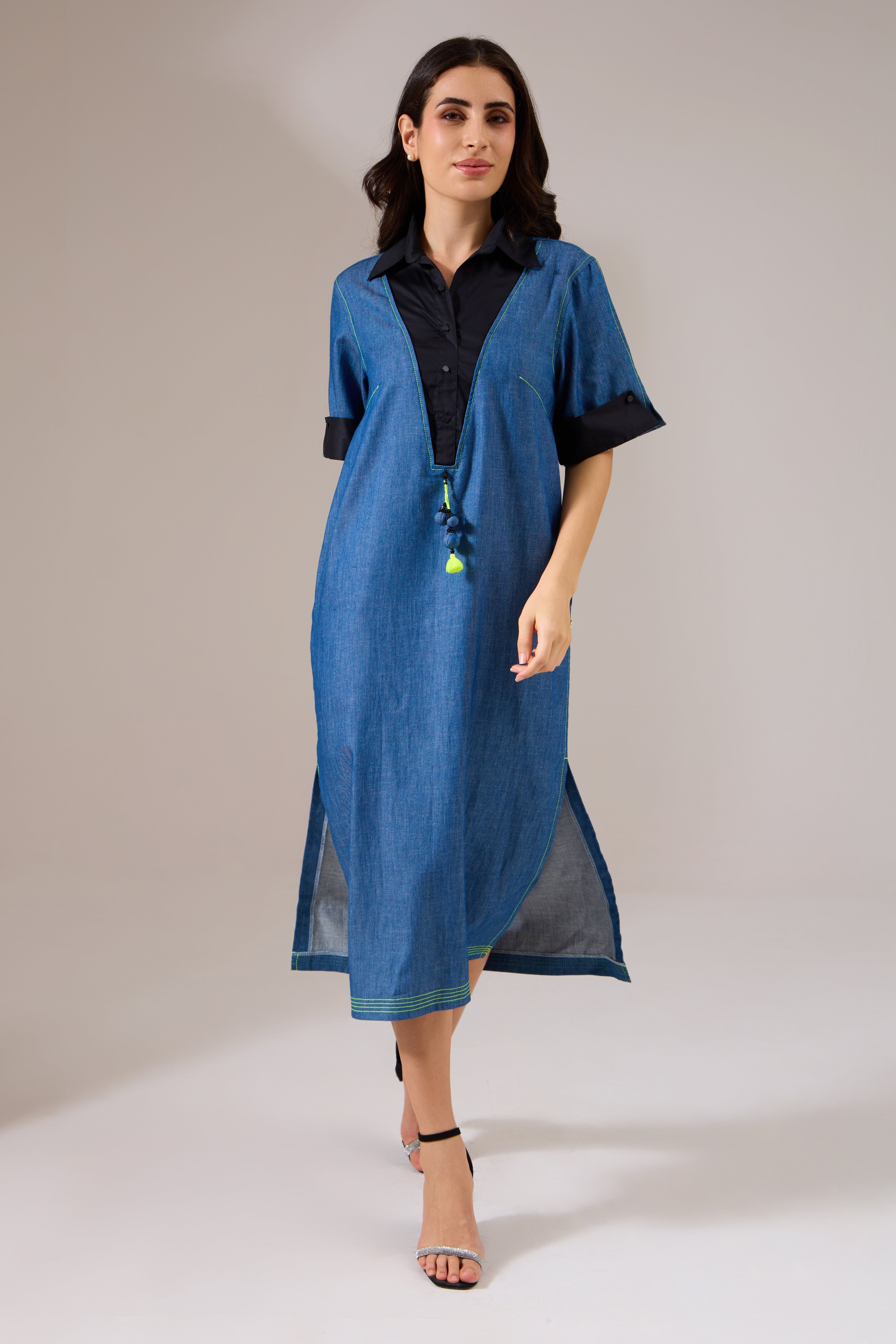 RITZY denim dress